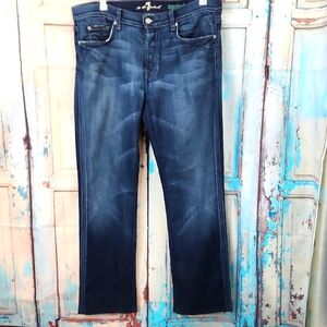 7 For All Mankind Standard Button Fly Jeans